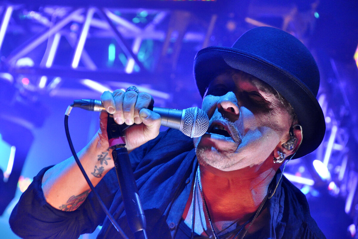 "Злой клоун" Гарик Сукачев. Воронеж,  "Event Hall",  22 февраля 2019 года. Фото Александра Донских.