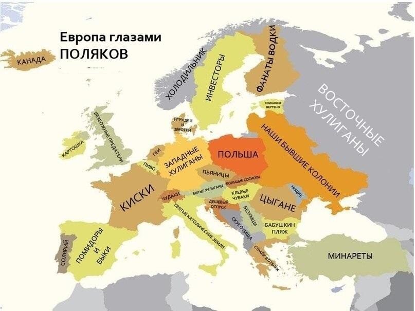 Стереотипы поляков о Европе и России.