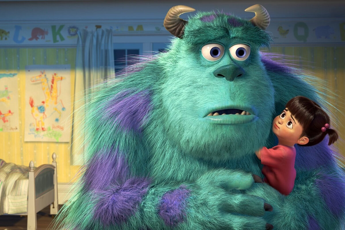 Кадр из мультфильма "Корпорация монстров"