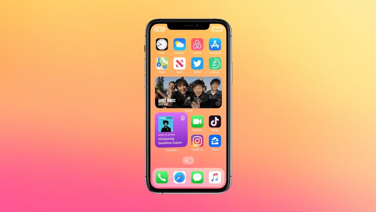 Так будут выглядеть виджеты