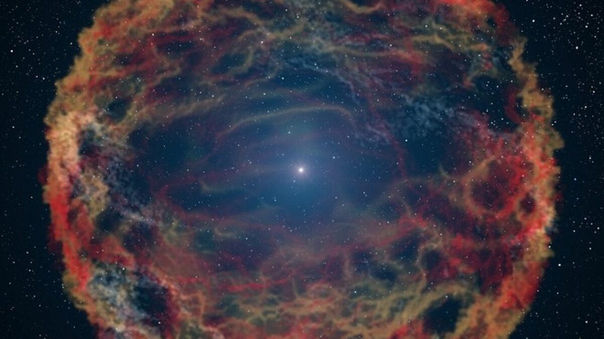 Создав в лабораторных условиях экстремально сильное магнитное поле, ученые показали, что ударные волны в нем вытягиваются в одном направлении. Это объясняет несферическую форму остатков сверхновых. Результаты опубликованы в журнале Astrophysical Journal. 
 
Когда жизнь звезды заканчивается взрывом сверхновой, ударные волны от нее распространяются в окружающей среде на расстояние тысяч световых лет. При равномерном рассеянии энергии во всех направлениях остатки сверхновых, в соответствии со всеми моделями, должны быть сферически симметричными. Тем не менее, наблюдения показывают, что большинство из них осесимметричные или бочкообразные, то есть вытянутые вдоль одной оси, а не сферические. 
 
Ученые выдвигали различные гипотезы, чтобы объяснить эти наблюдения, но до сих пор ни одна из них не была достоверно доказана. 
 
Астрофизики из Политехнической школы Парижа под руководством Пола Мейби (Paul Mabey) совместно с британскими коллегами из Оксфордского университета, Центра имени Гельмгольца Дрезден-Россендорф (HZDR) в Германии и Французской комиссии по альтернативной энергии и атомной энергии (CEA) решили проверить одну из гипотез. 
 
Она предполагает, что ударные волны от звездных взрывов в сильном магнитном поле принимают преимущественное направление, так как физические и химические свойства межзвездной среды под действием магнитогидродинамических шоков меняются. 
 
Исследователи с помощью мощных импульсных лазеров практически воспроизвели этот астрофизический феномен в уменьшенном масштабе в Лаборатории интенсивных лазеров (LULI) Политехнической школы Парижа. В качестве прототипа ученые взяли объект G296.5 + 10.0, который легко наблюдать в телескопы с поверхности Земли. 
 
Катушка Гельмгольца, создающее однородное магнитное поле примерно в двести тысяч раз более сильное, чем земное — до 10 Тесла — была разработана и построена учеными из Дрезденской лаборатории сильных магнитных полей и Института радиационной физики в HZDR. Там же разработали генератор импульсов высокого напряжения, который затем был размещен в LULI. Авторы отмечают, что такие условия встречаются только на просторах Вселенной и никогда ранее в лаборатории не воспроизводились. 
 
Астрофизики обнаружили, что в экстремально сильном магнитном поле генерируемая лазером взрывная волна становится вытянутой и расширяется в одном направлении. При этом главная ось волны совпадает с направлением однородного магнитного поля. 
 
Результаты эксперимента подтверждают гипотезу о том, что осесимметричная форма остатков сверхновых связана именно с действием магнитного поля. 
 
Ученые планируют продолжить наблюдения остатков сверхновых, а также лабораторные исследования в LULI для определения силы и направления магнитных полей во Вселенной