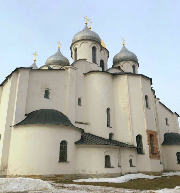 Вы смотрите на древнейший православный храм на территории России.