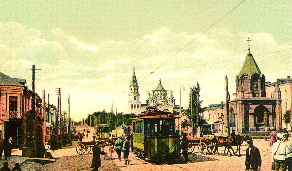 Центральная улица Житомира . 1906 год