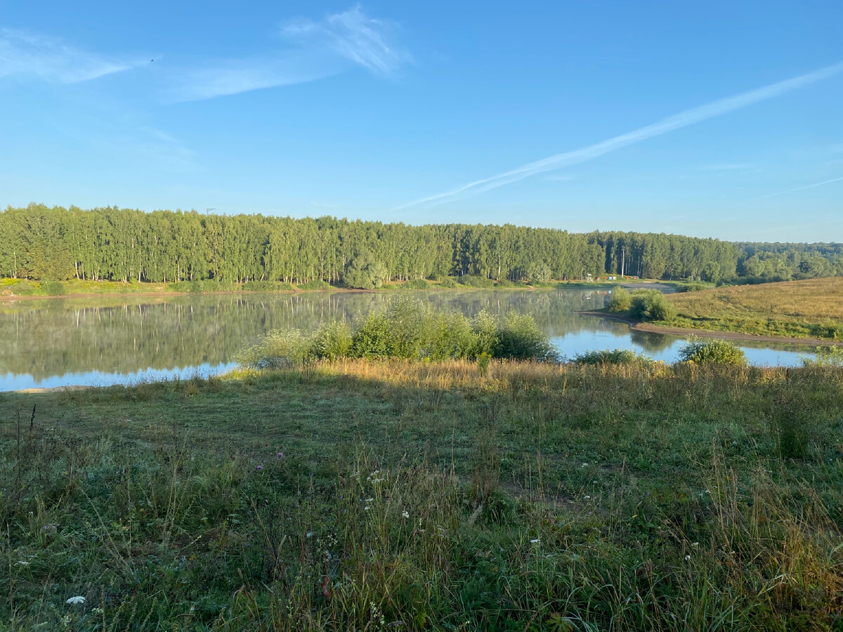 Вот водохранилище, на котором ловил сегодня.