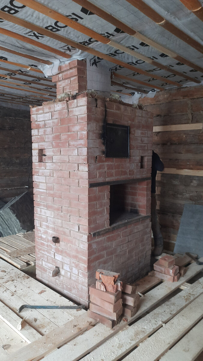 Старая печь.