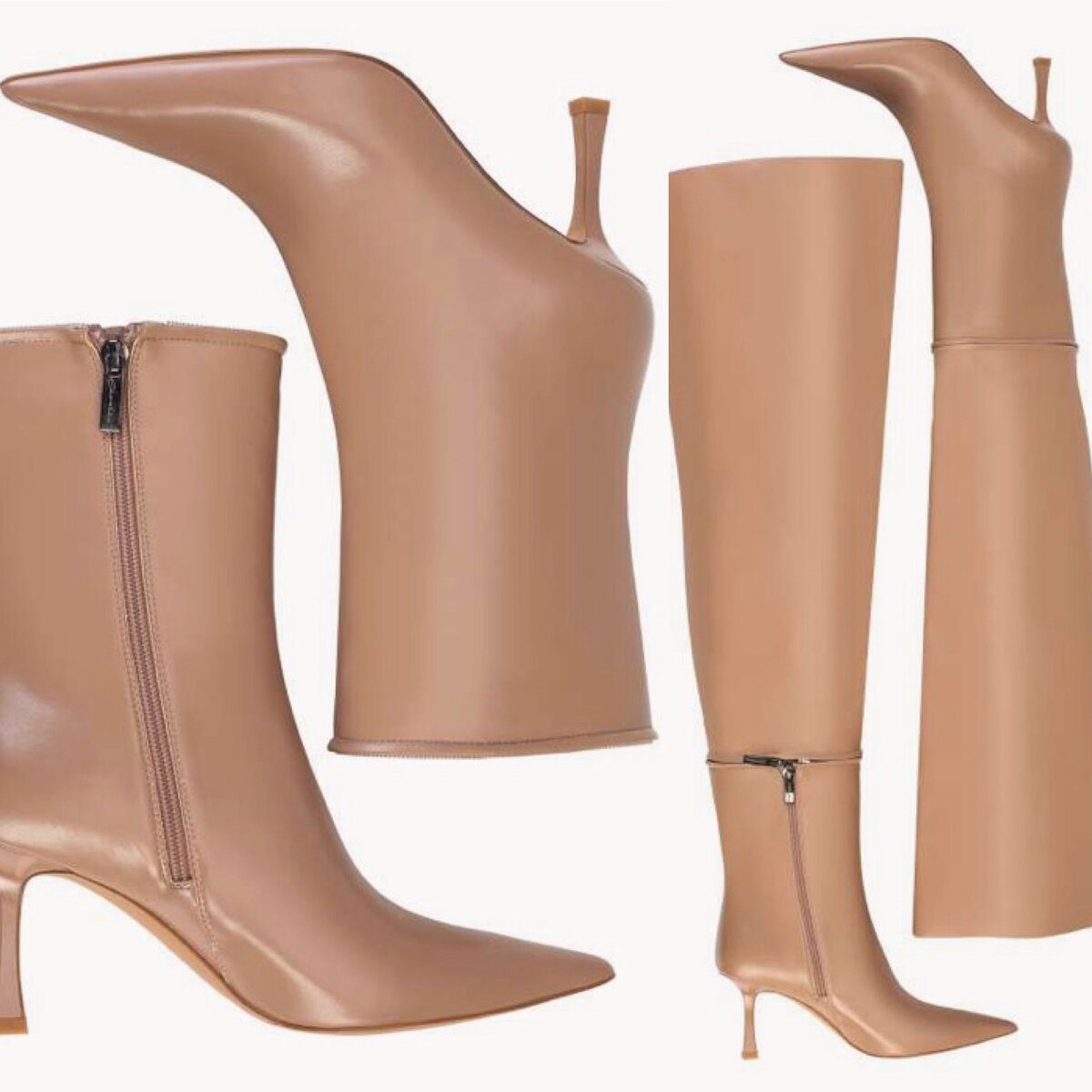 Ботфорты Ekonika x Ushatava, арт. US6310-22-BURRO-21Z, цена 22 990 руб (фото www.ekonika.ru, коллаж автора)