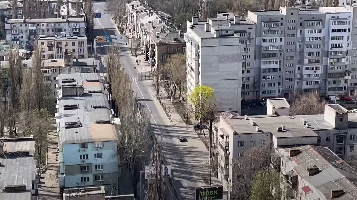Одесса 10 апреля. Город словно вымер, все сидят по домам, так как комендатский час.
