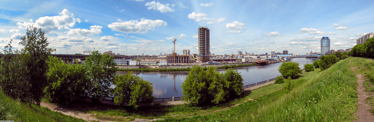 Москва-Сити, 2004 год.