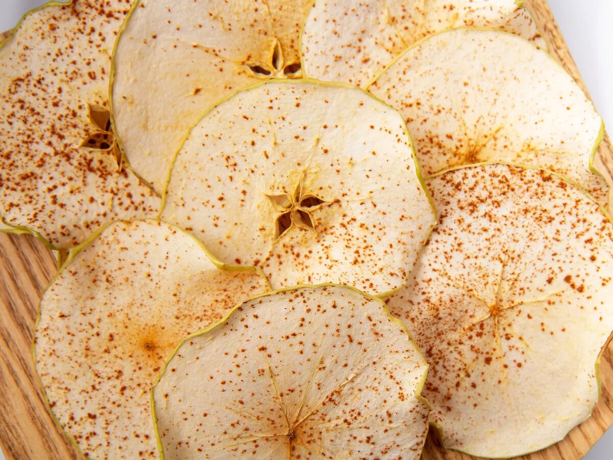 яблочные чипсы