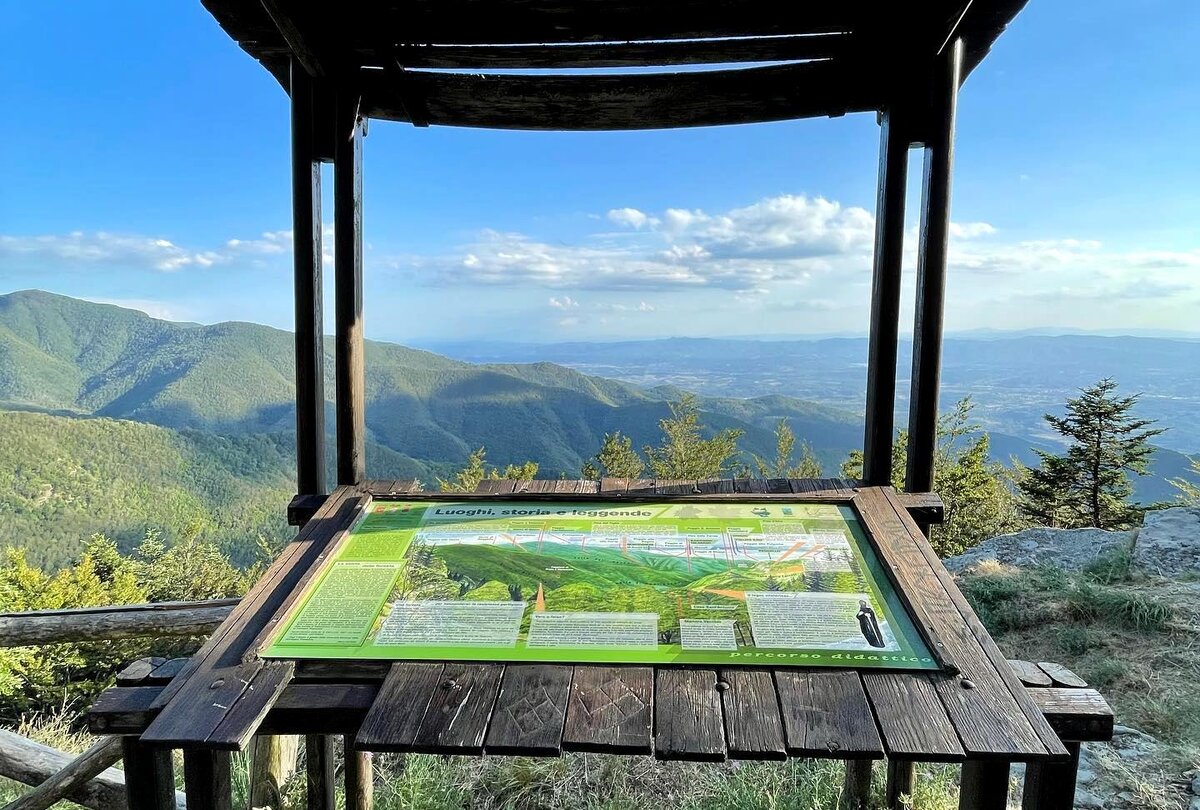 Панорамный вид с вершины Креста Кардето