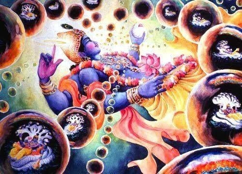 Брахман - высшая непознаваемая реальность в Веданте. Изображение: krishna.by