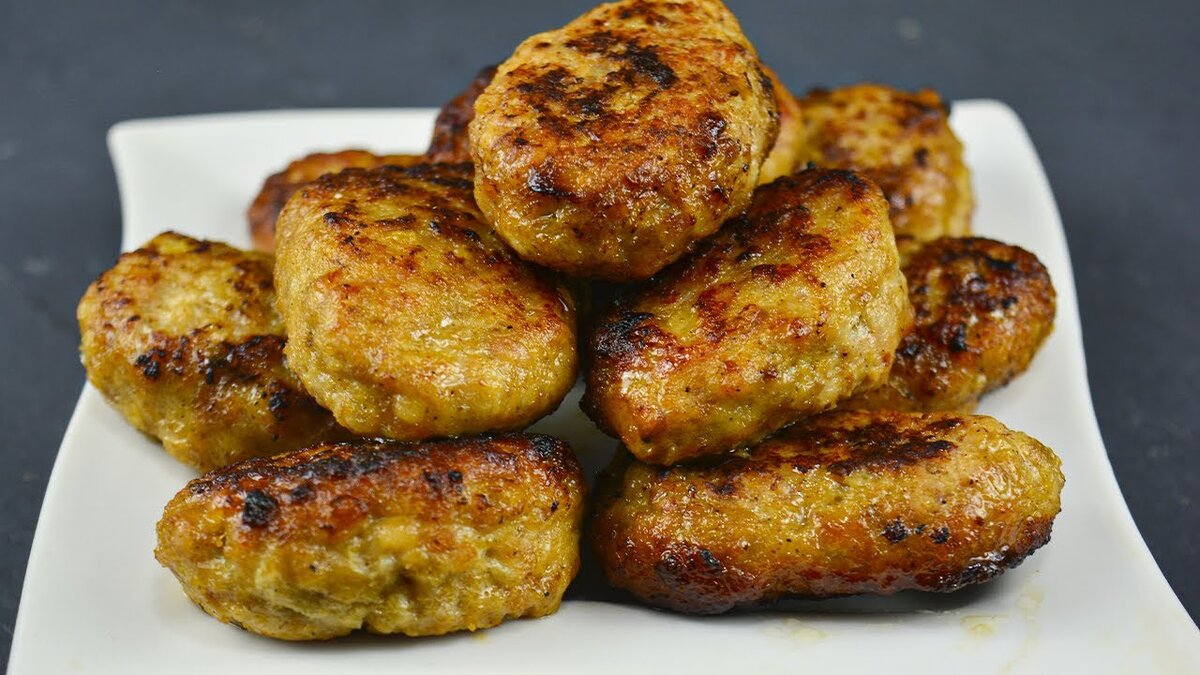 Пышные котлеты из куриного фарша