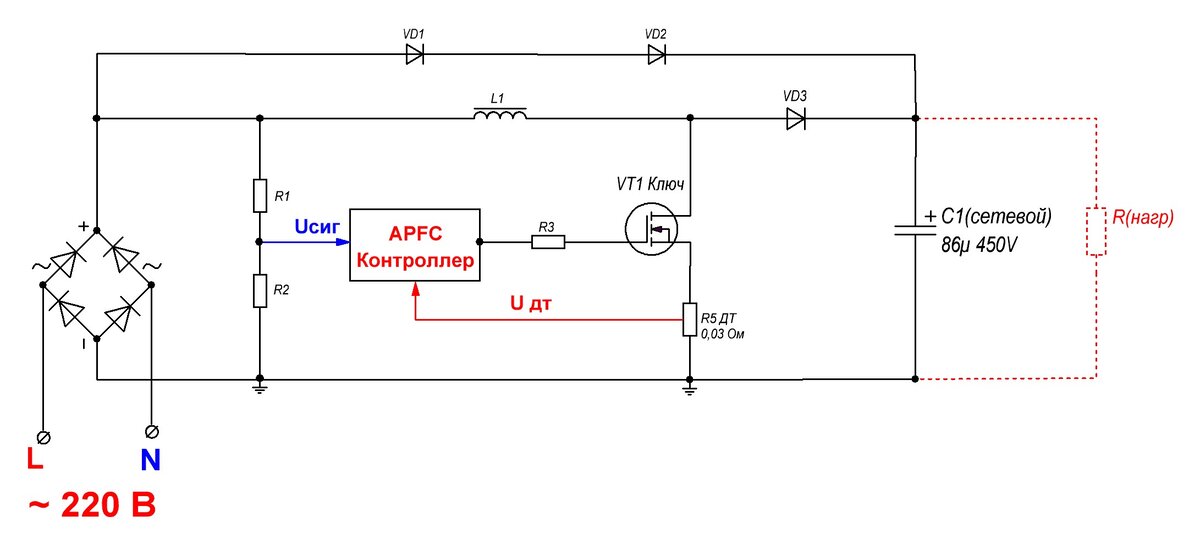 002_02 Power Factor Correction (PFC). Устройство и принцип действия. Типичный те