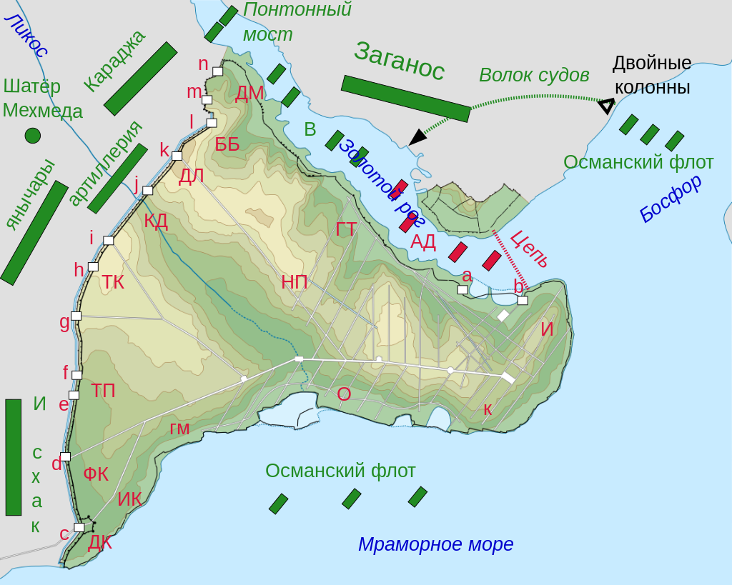 План константинополя с подробностями осады. Осада Константинополя 1453 год схема. Взятие Константинополя 1453 карта. Штурм Константинополя 1453 план. Осада Константинополя Мехмедом 2.