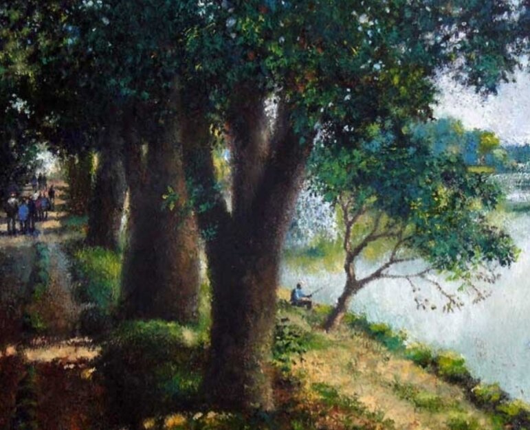 Старая алея. Холст, масло 2011 год. Художник Ольга Иванова