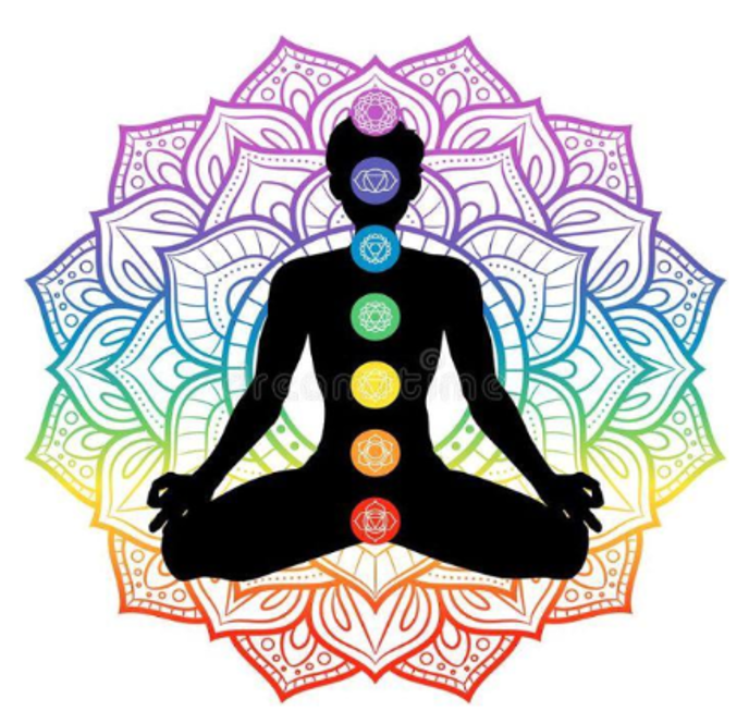 Chakra healing: иллюстрации