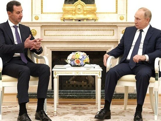     Встреча В. Путина с Б. Асадом, сентябрь 2021 года / kremlin.ru