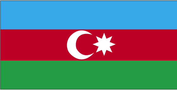 Флаг Азербайджана 