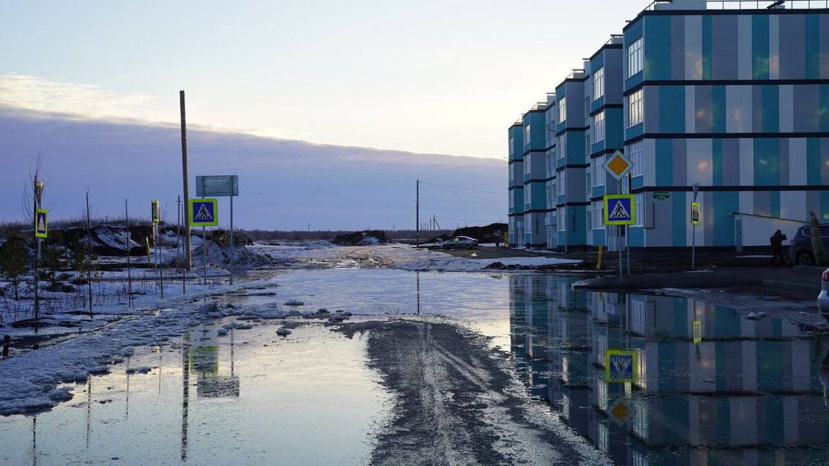  📷    В Бузулуке паводковыми водами подтопило микрорайон «Никольский» Андрей Севостьянов