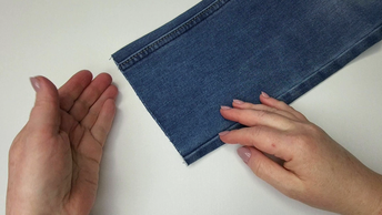 Если нет швейной машинки или надо побыстрому, 6 способов  1 совет укоротить джинсы вручную.
