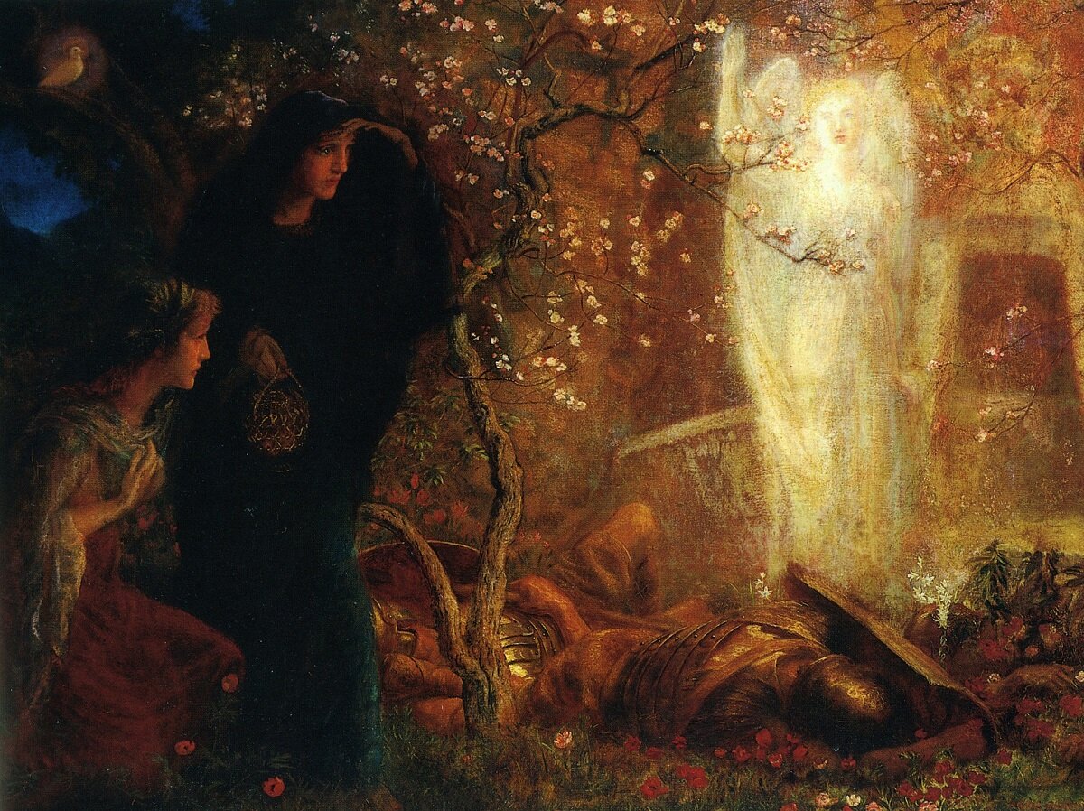 Первая пасха_Артур Хьюз_1832-1915