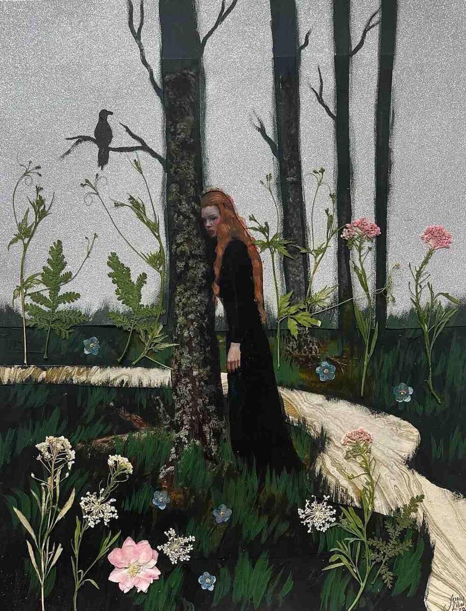 Картина Джессики Либор "Rapunzel Finding Her Way "

