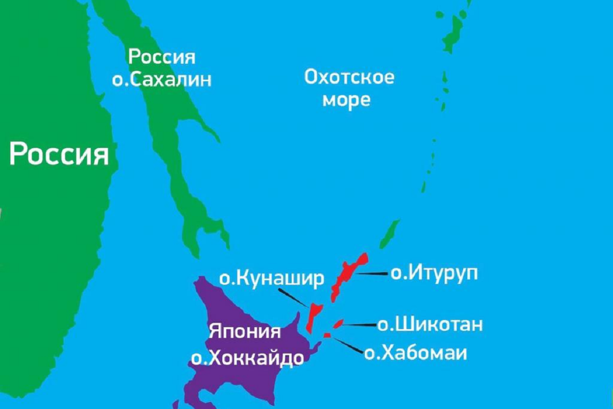 Карта дальнего востока и сахалина и камчатки и японии