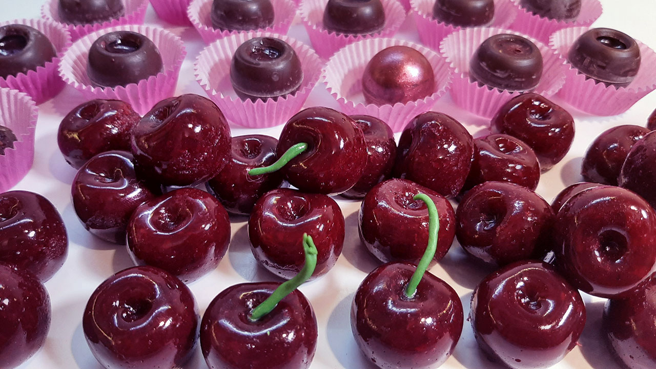 Желейный мармелад из вишни🍒 в силиконовой форме из 4 ингредиентов! Самый  простой и быстрый рецепт мармеладной вишни