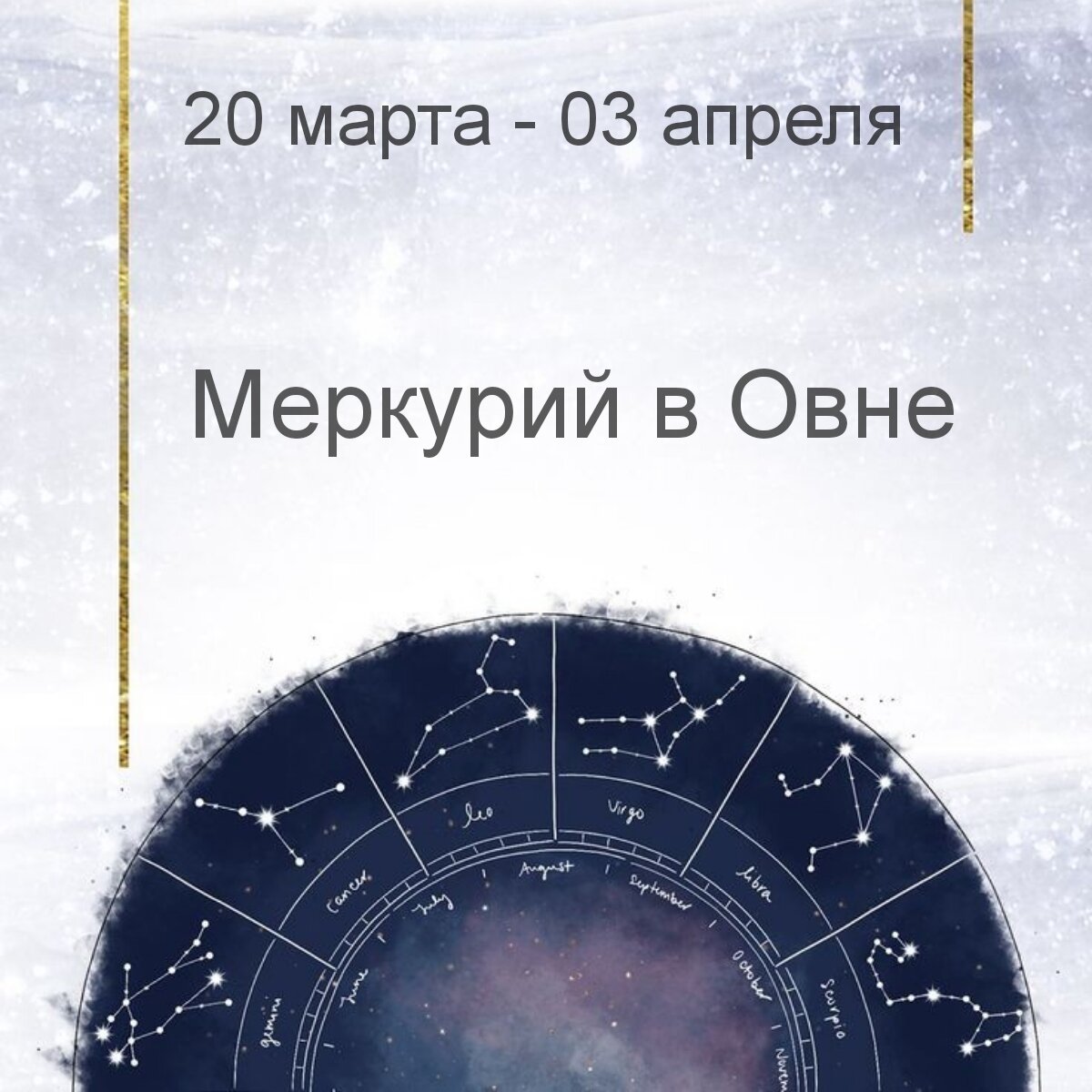 Меркурий в Овне.