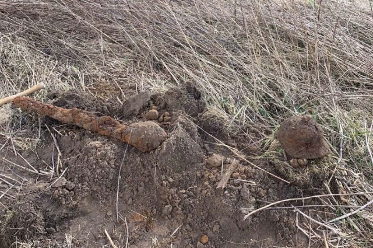    В районе ул. Сызранской обнаружили останки немецкого пулемётного расчёта