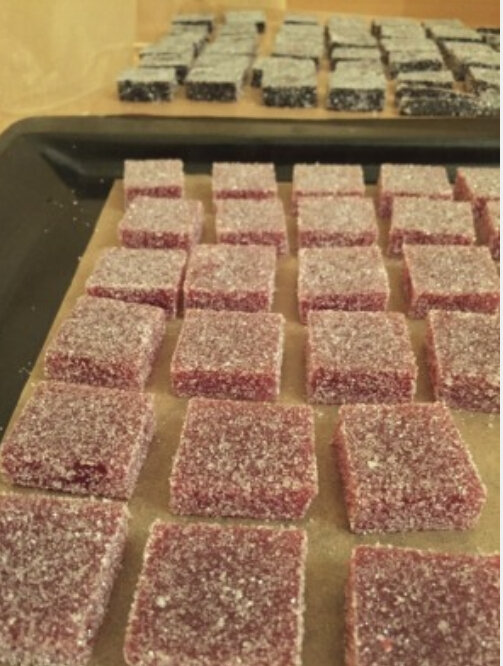 Малина/ кокос и черника/мята