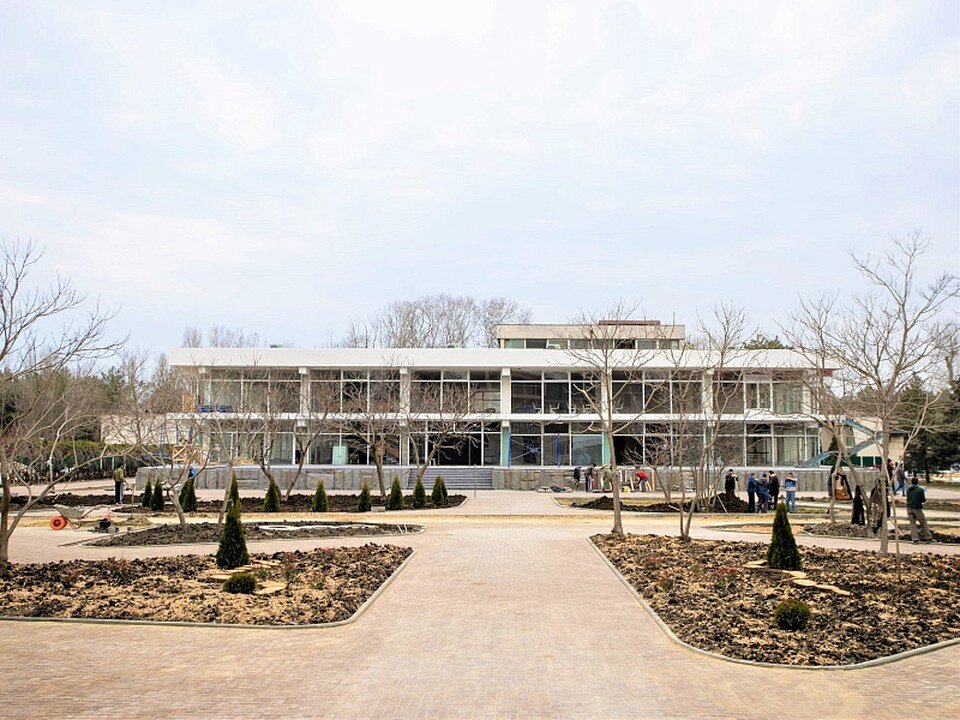     В Анапе ремонтируют детский лагерь «Юбилейный». Фото: пресс-служба администрации Краснодарского края.