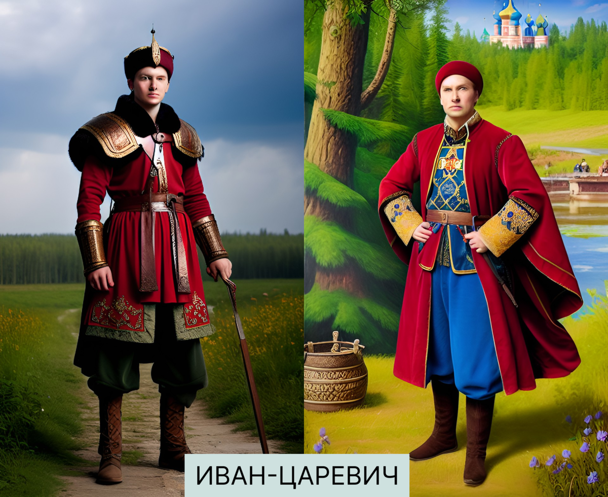 БОНУС! Чтобы закончить на положительных героях, предлагаем вашему вниманию одного из постоянных персонажей русских сказок, главного специалиста по борьбе со злом - Ивана-Царевича.