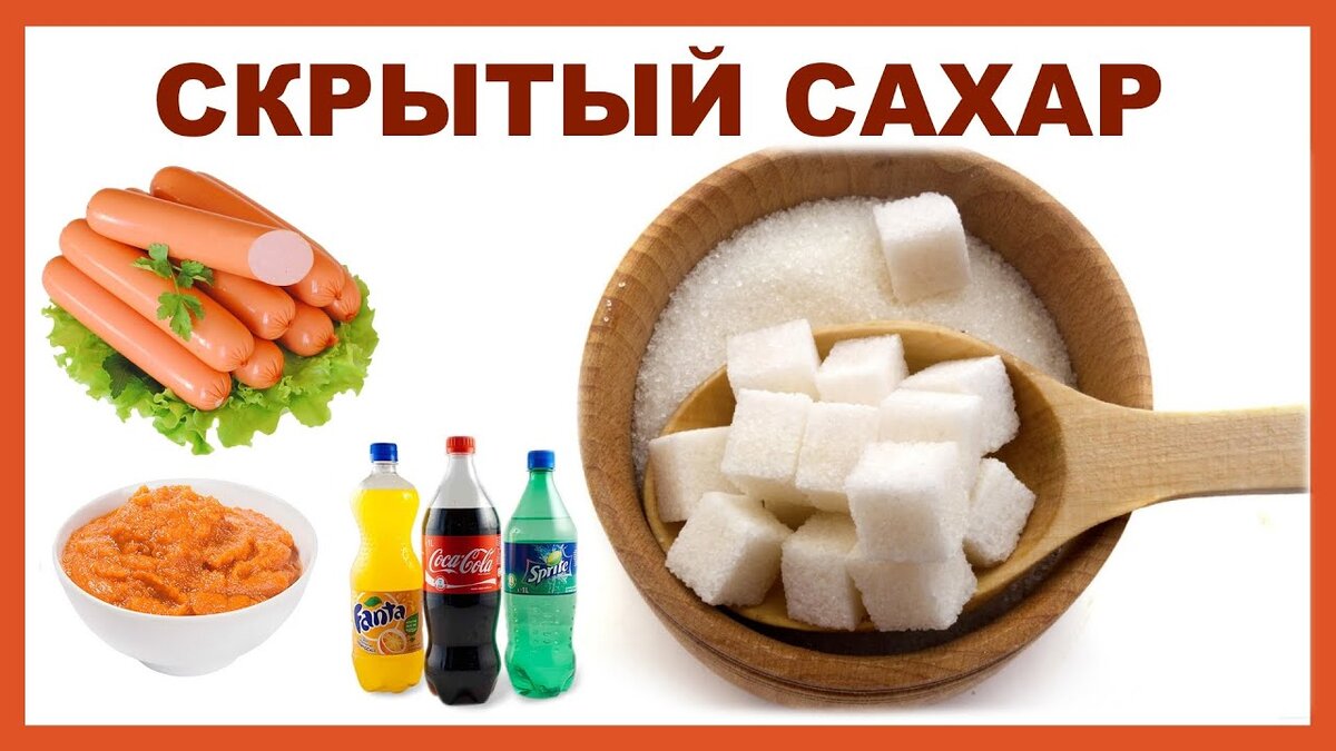 Сахар в продуктах питания проект