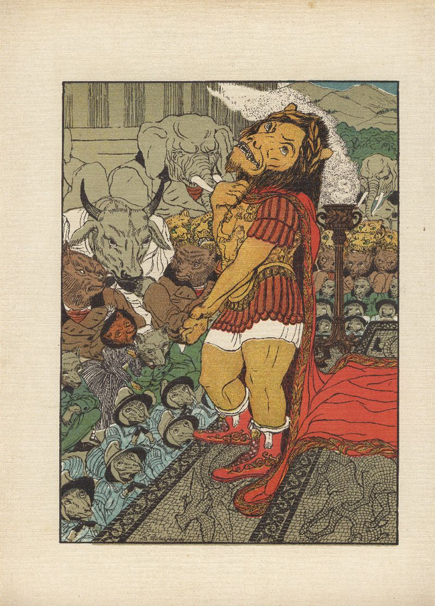 Иллюстрация к басне И.А. Крылова "Мор зверей". Фото взято из свободного доступа в интернете.