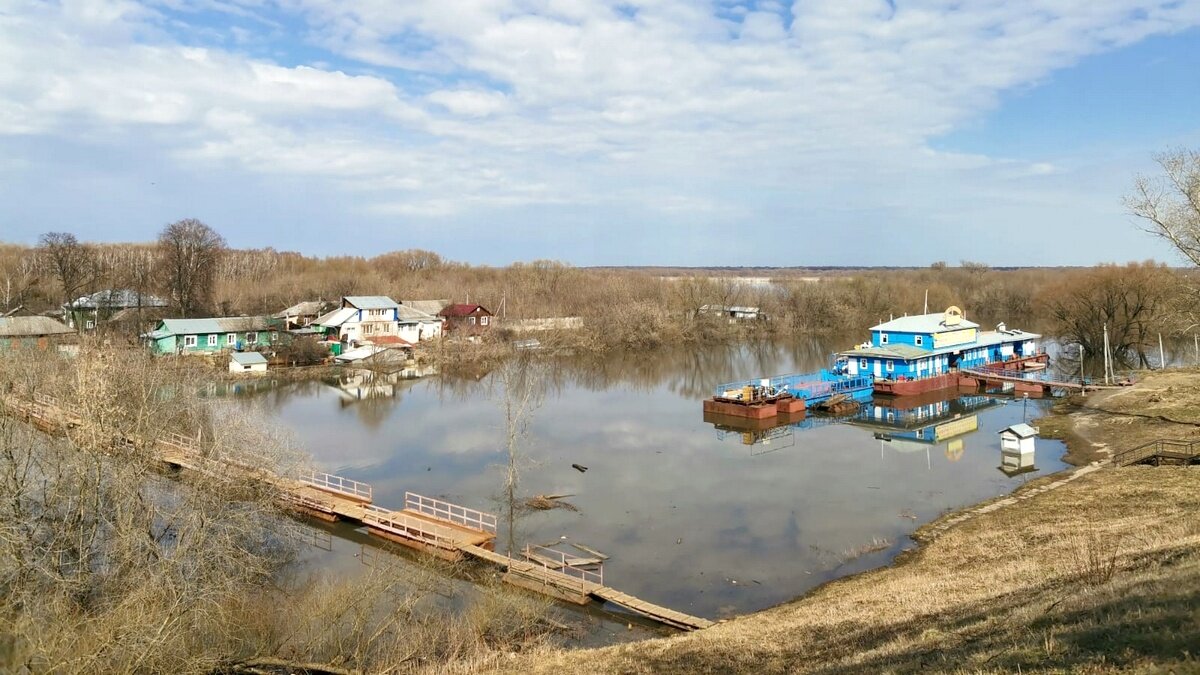 Уровень воды 2023 рязань