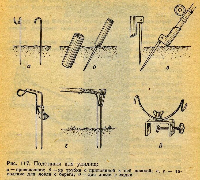 Подставки под зимние удочки