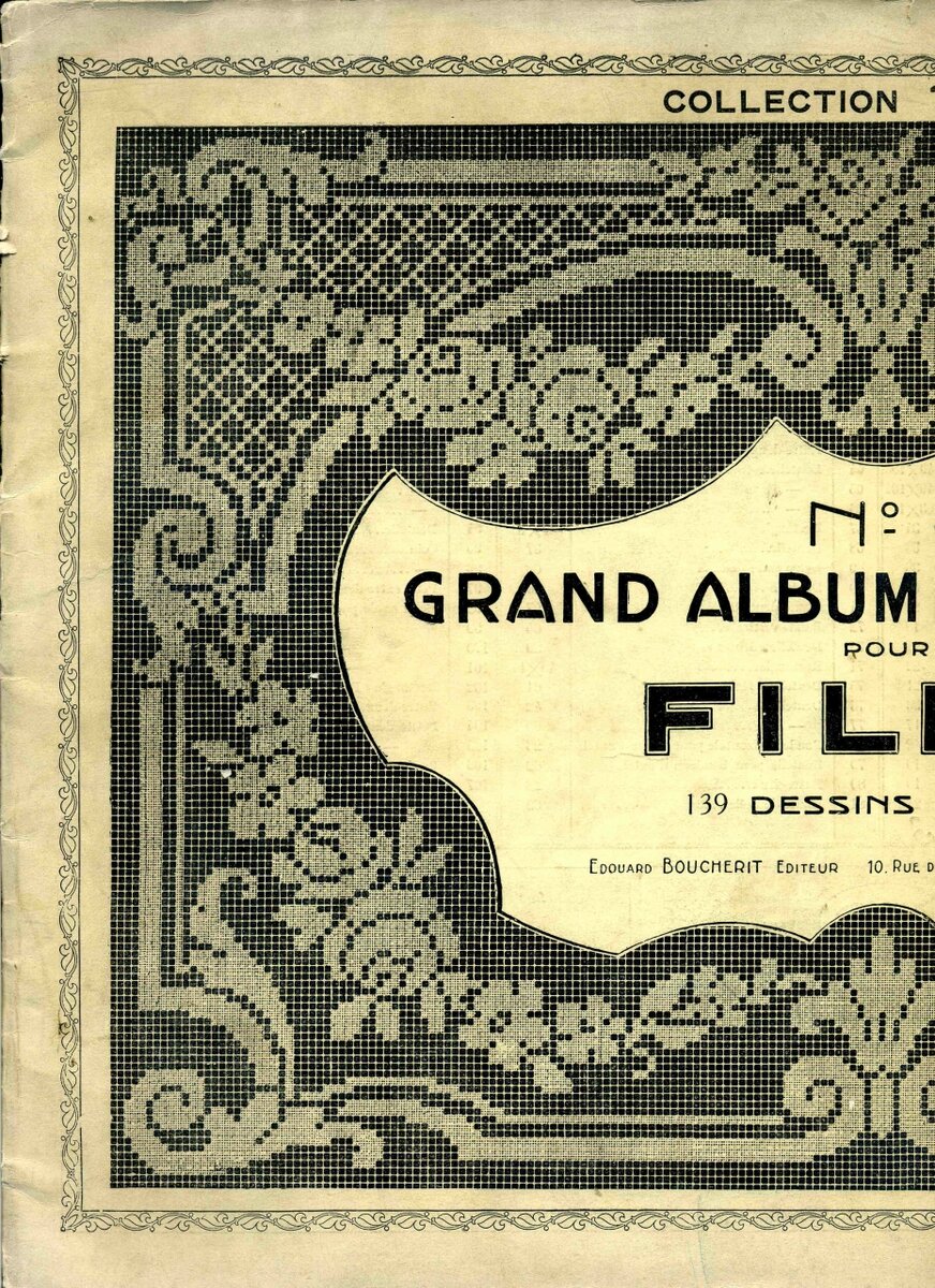 Edouard Boucherit - Grand album de modeles pour Filet №3 1908
