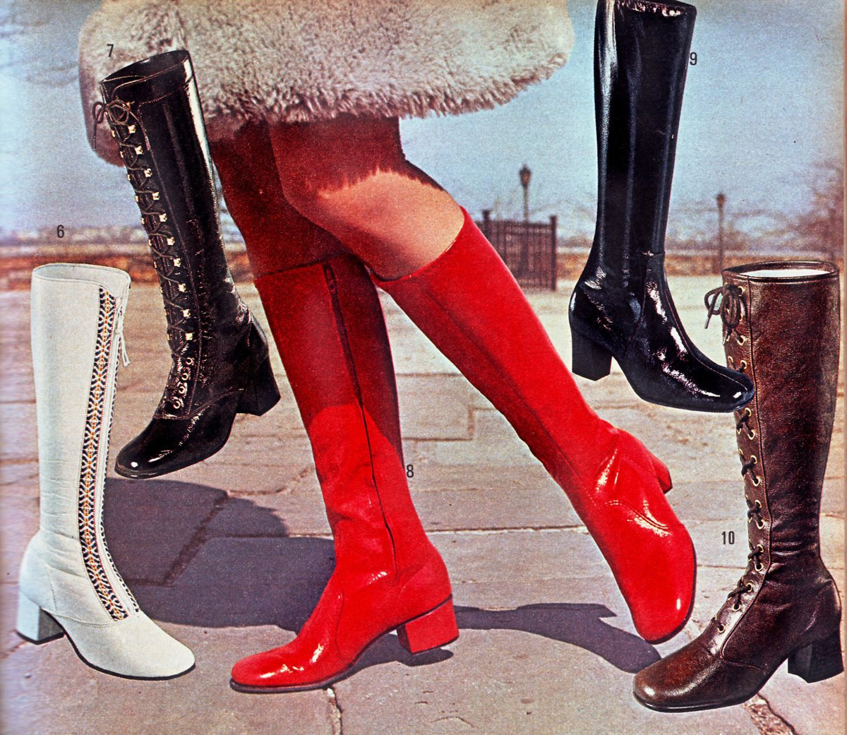 Сапоги 70 годов. Go-go Boots Fashion 1960 сапоги чулки. Сапоги чулки в 70е. Сапоги чулки СССР В 70е годы. Сапоги чулки 80-х годов.