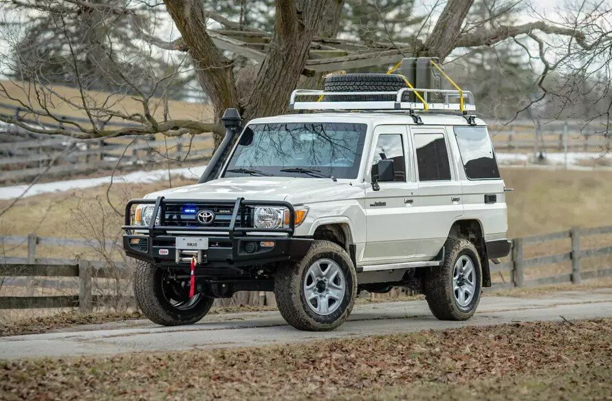 Модель Toyota Land Cruiser 70 2023 г. была представлена компанией InkasArmored.-2