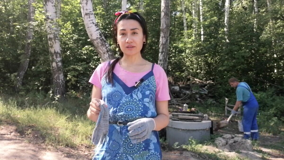 Лето 2022 засыпаем колодец 