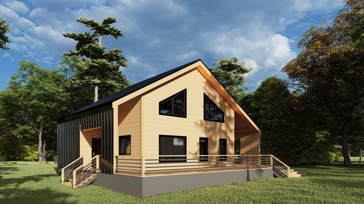 Лаконичная отделка, простые формы, обилие воздуха и света внутри