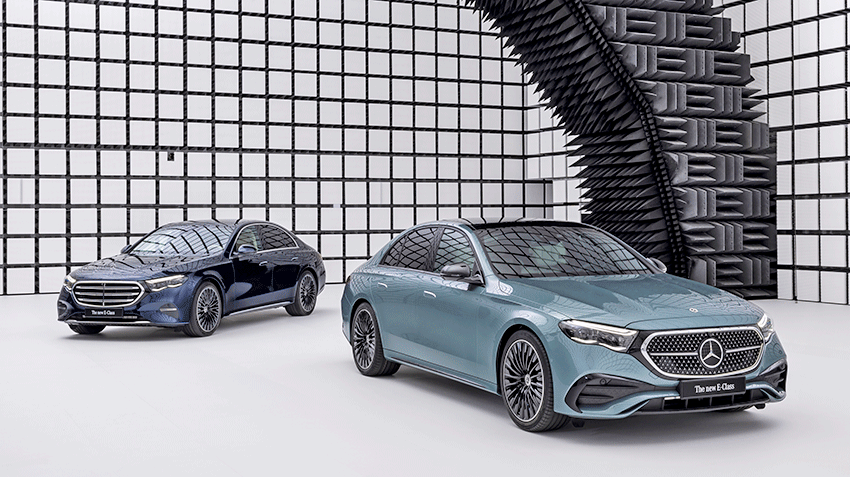 Mercedes-Benz превратил новый E-klass в мобильное пространство для работы и развлечений 
