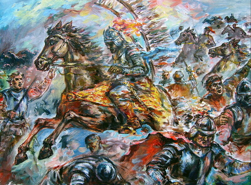 Отступление польских гусар в битве под Пилявцами. Источник: historia-pl.ucoz.ru