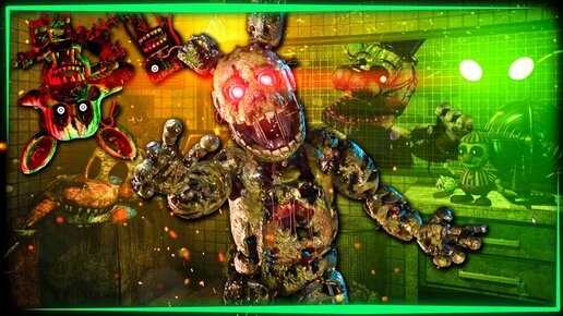 СПРИНГТРАП И ЕГО ДРУЗЬЯ КОШМАРЯТ МЕНЯ ВСЮ НОЧЬ! ✅ One Night at Springtrap's Remastered