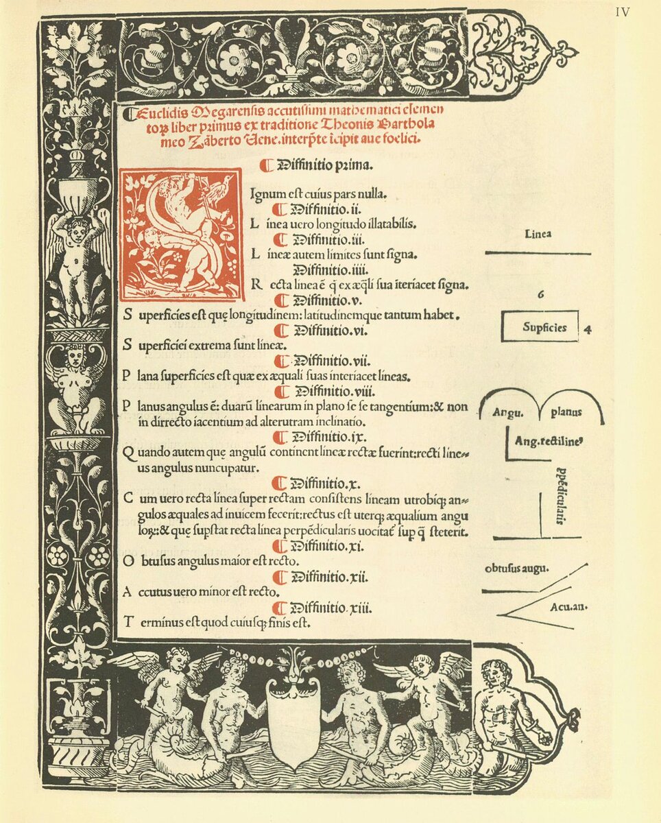 Приведённое определение в венецианском издании 1505 года (Diffinito.x.)