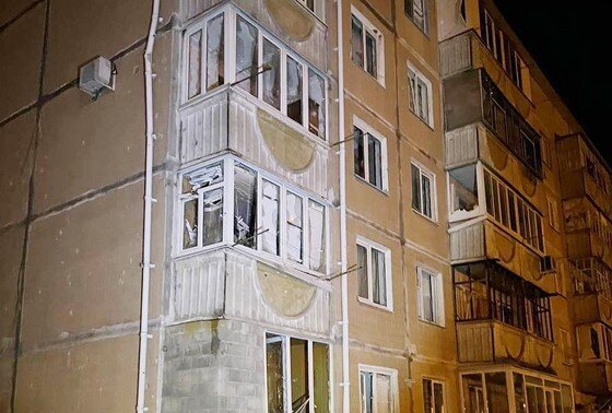    Место обстрела, город Шебекино Белгородской области