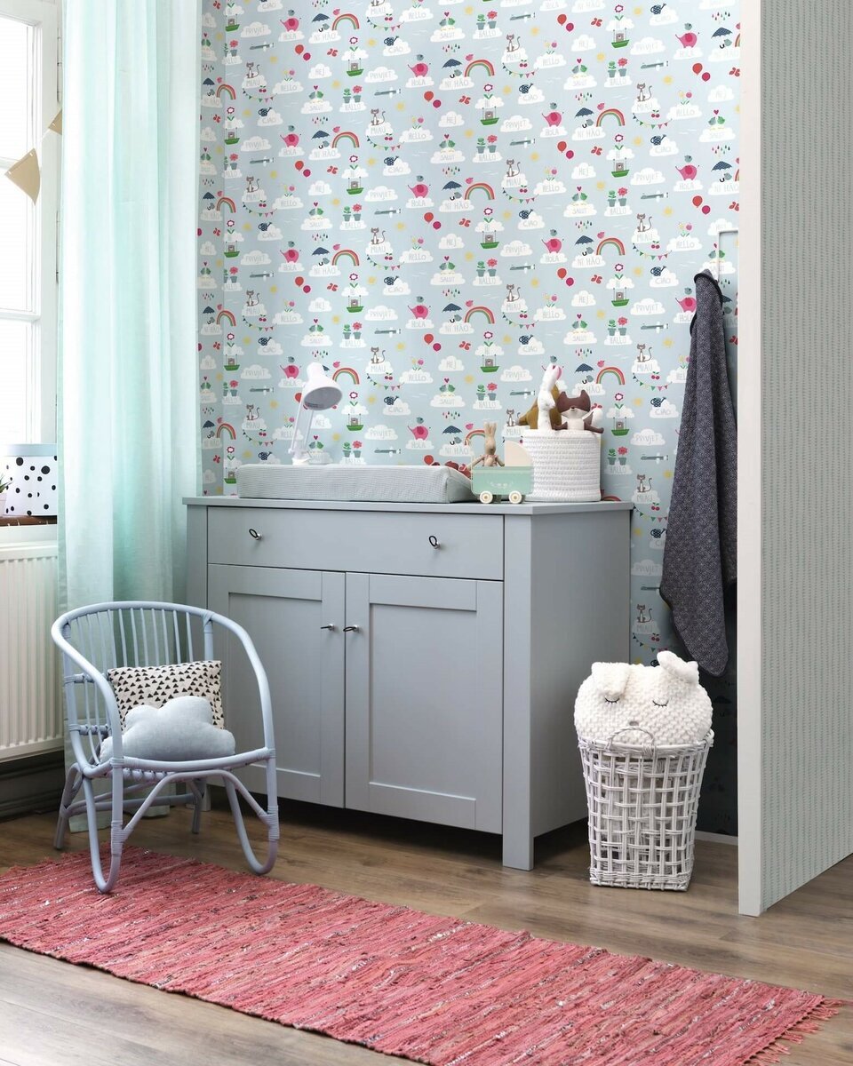 Бумажные обои от Rasch с милым рисунком