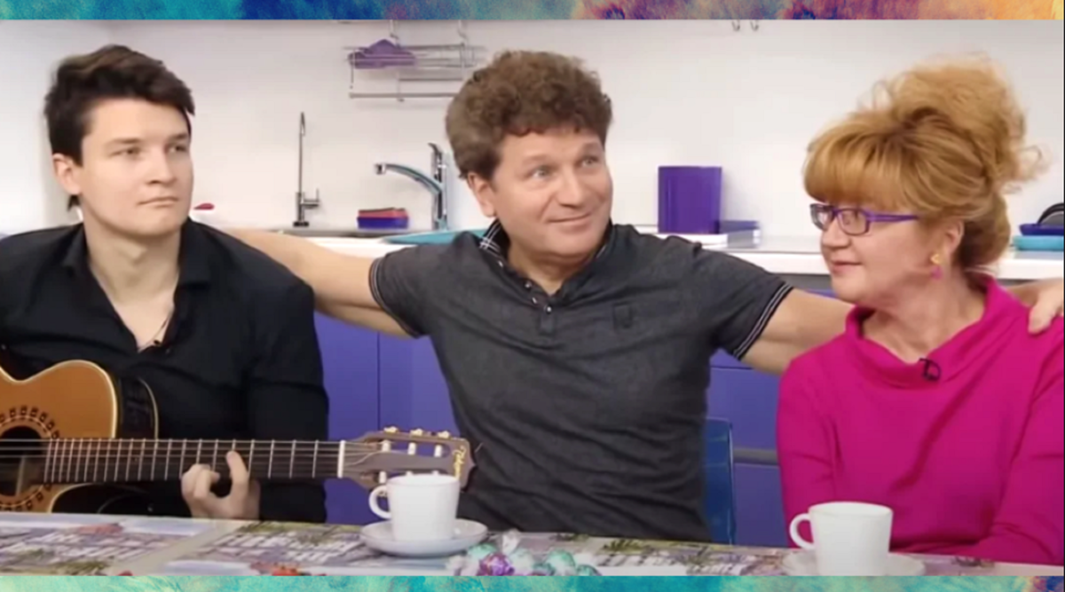 Сергей минаев с сыном Сергеем и любимой женой