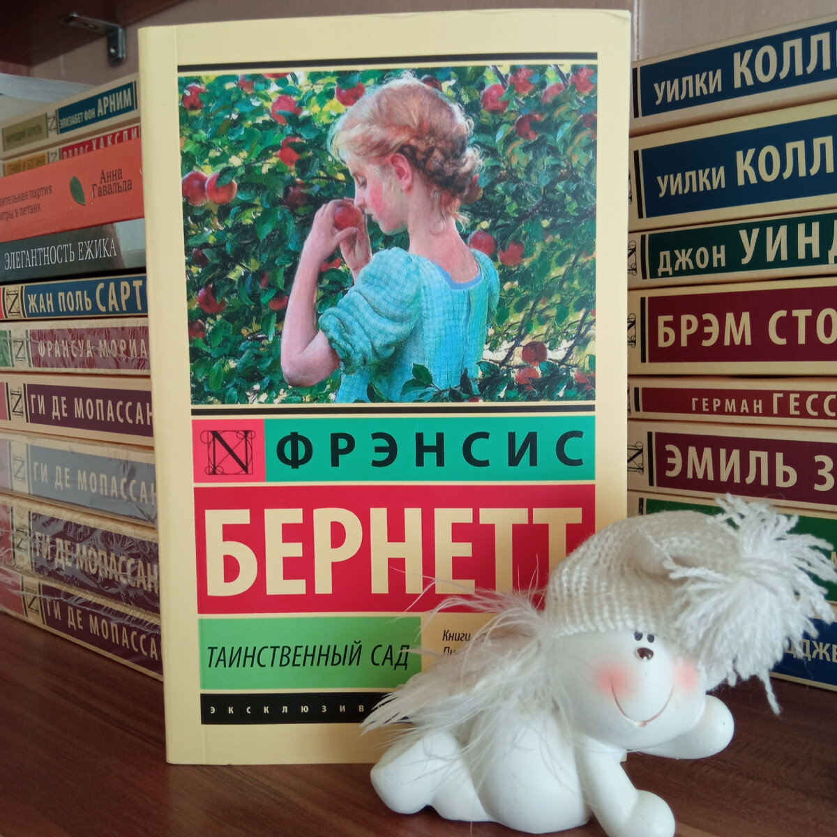 Солнечный день с книгой Фрэнсис Бернетт 